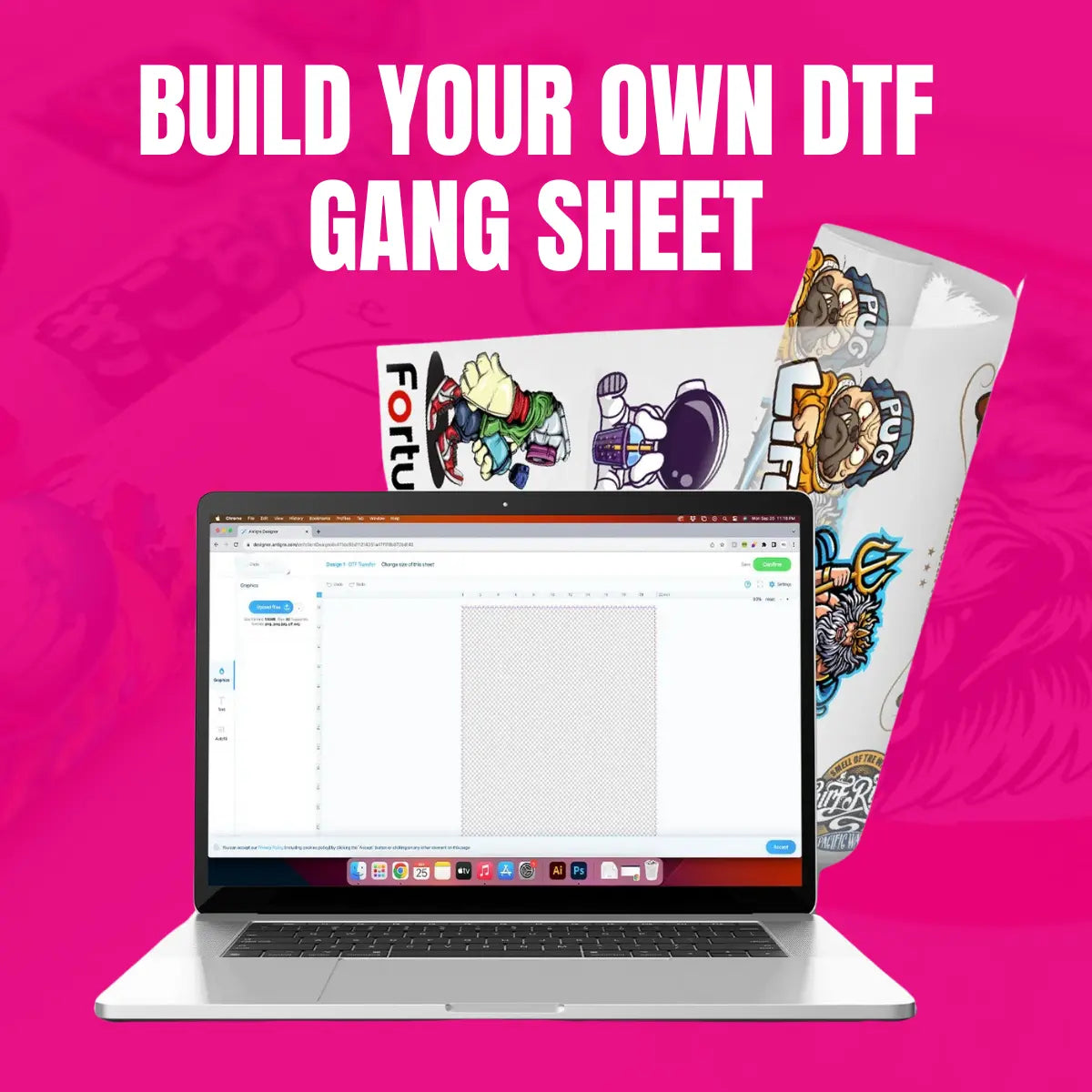 DTF Gang Sheet Builder DTF Transfer Art